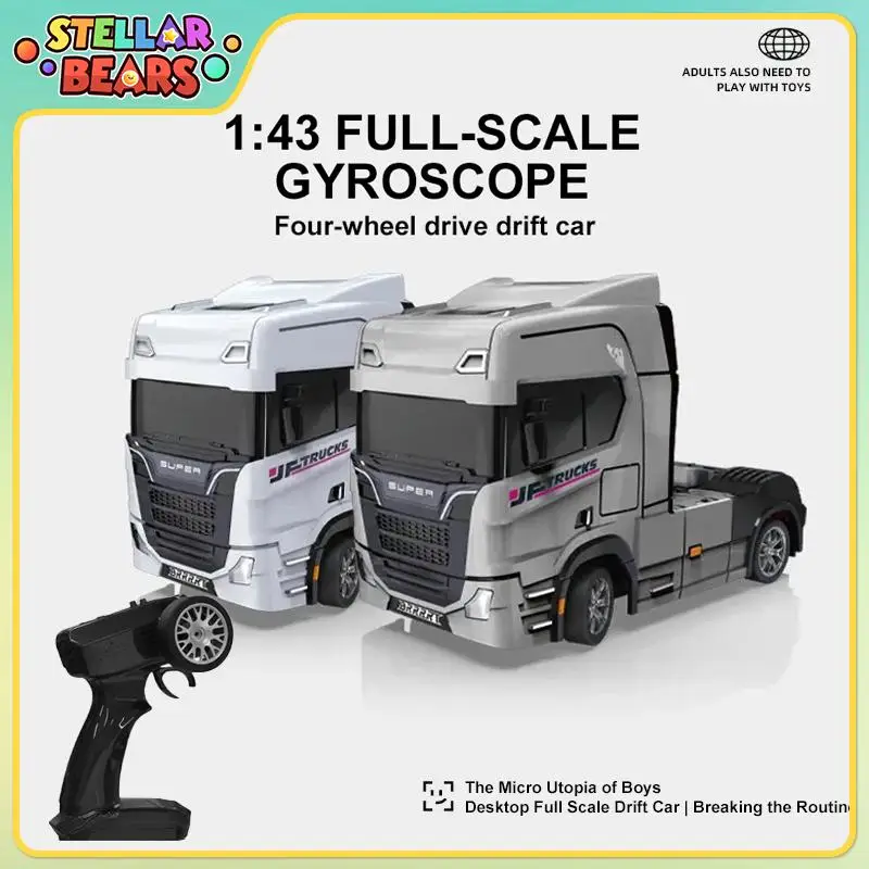 1/43 Mini Remote Control Truck Mini Drift Car with Gyroscope 2.4G Full Scale Desktop Drift RC Small Trucks Head Toys Cars Gifts
1/43 Mini Remote Control Truck Mini Drift Car with Gyroscope 2.4G Full Scale Desktop Drift RC Small Trucks Head Toys Cars Gifts