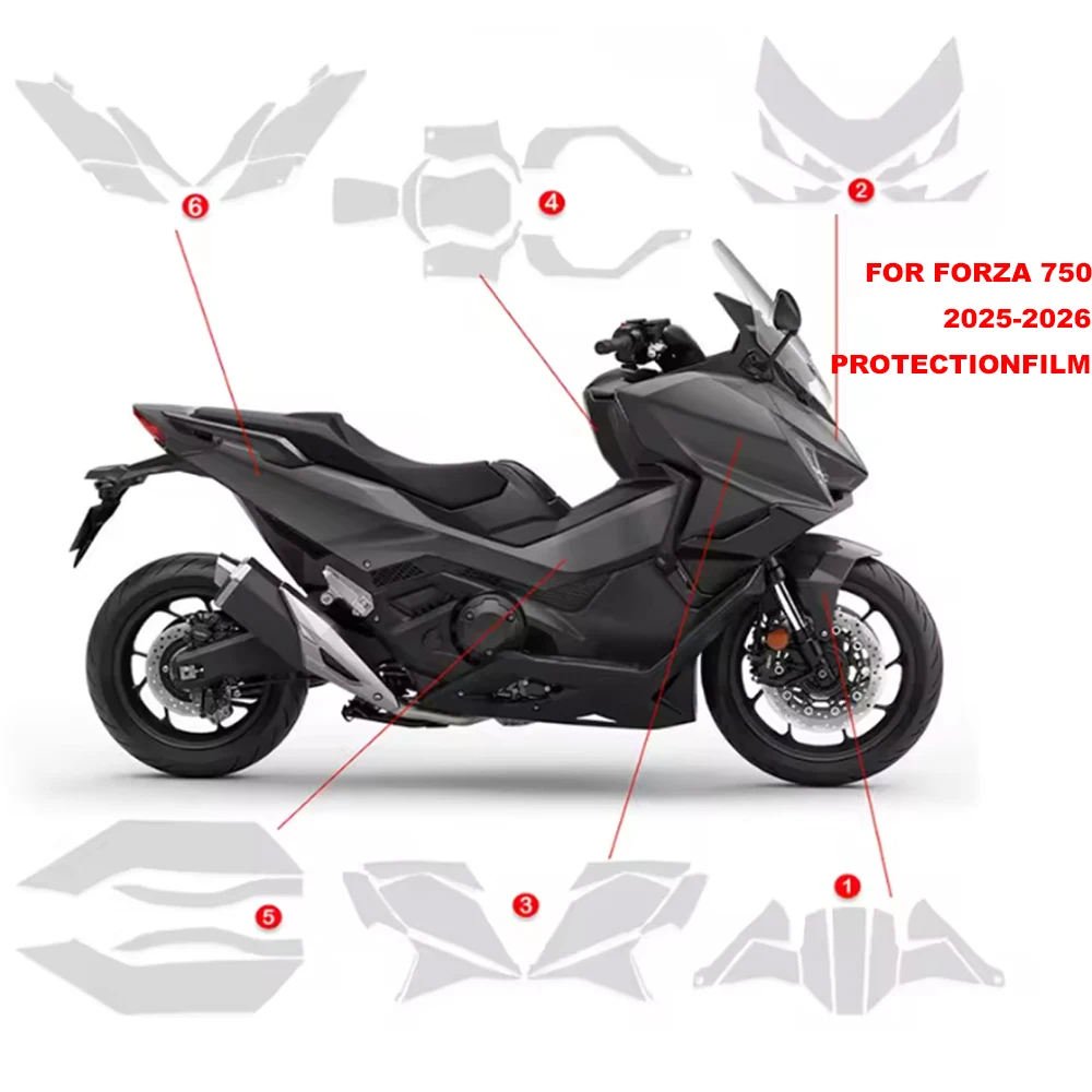 For Honda Forza 750 Motorcycle PPF TPU Paint Protection Film Anti-Scratch Fairing Transparent Protection Film
For Honda Forza 750 Motorcycle PPF TPU Paint Protection Film Anti-Scratch Fairing Transparent Protection Film