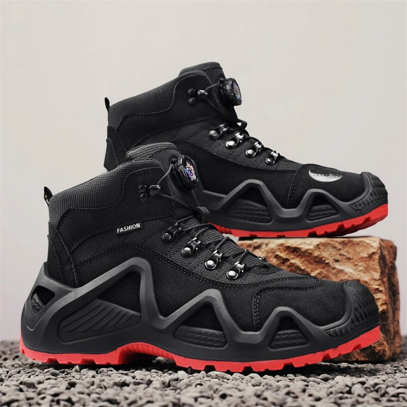 Мужская походная обувь высокого качества, уличные дышащие прогулочные кроссовки, удобные нескользящие рабочие ботильоны, треккинговая обувь для скалолазания
Мужская походная обувь высокого качества, уличные дышащие прогулочные кроссовки, удобные нескользящие рабочие ботильоны, треккинговая обувь для скалолазания