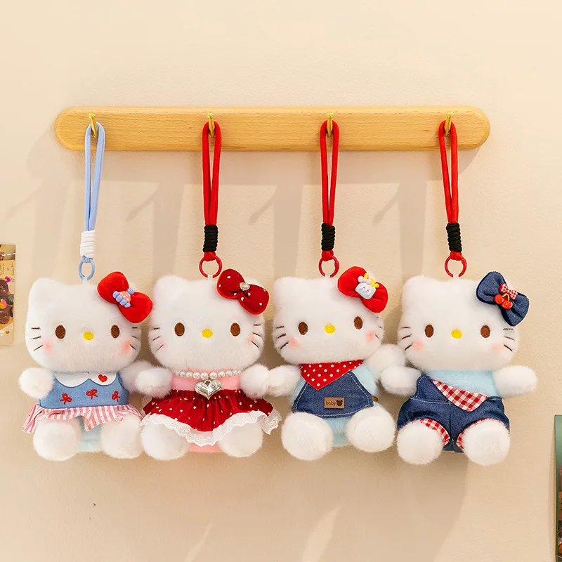 18CM Cute Fragrance KT Cat Plush Toy Bag Pendant Palm Treasure Doll Girl Birthday Gift Table Companion Small Doll
18CM Cute Fragrance KT Cat Plush Toy Bag Pendant Palm Treasure Doll Girl Birthday Gift Table Companion Small Doll