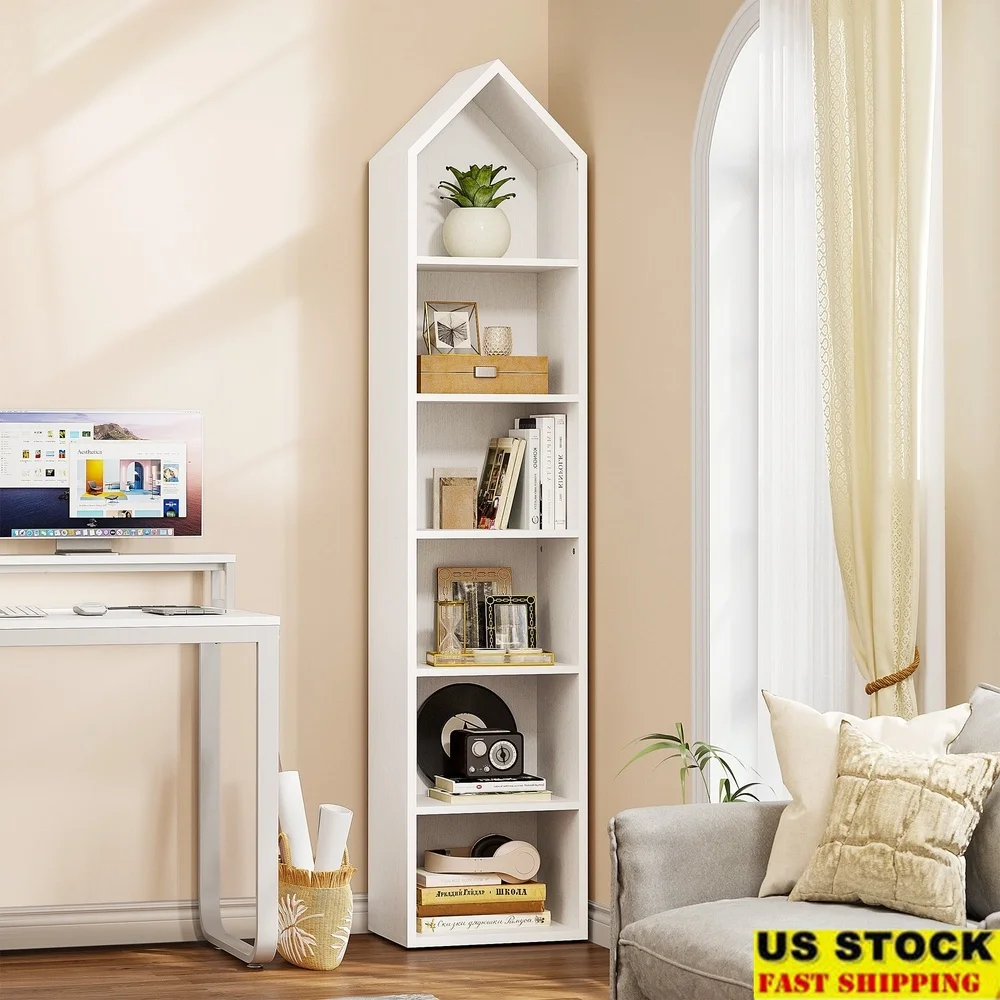 6-Tier Narrow Bookshelf Storage Rack Sturdy Open Cube Organizer Modern Home Office Decor Display Cabinet
6-Tier Narrow Bookshelf Storage Rack Sturdy Open Cube Organizer Modern Home Office Decor Display Cabinet