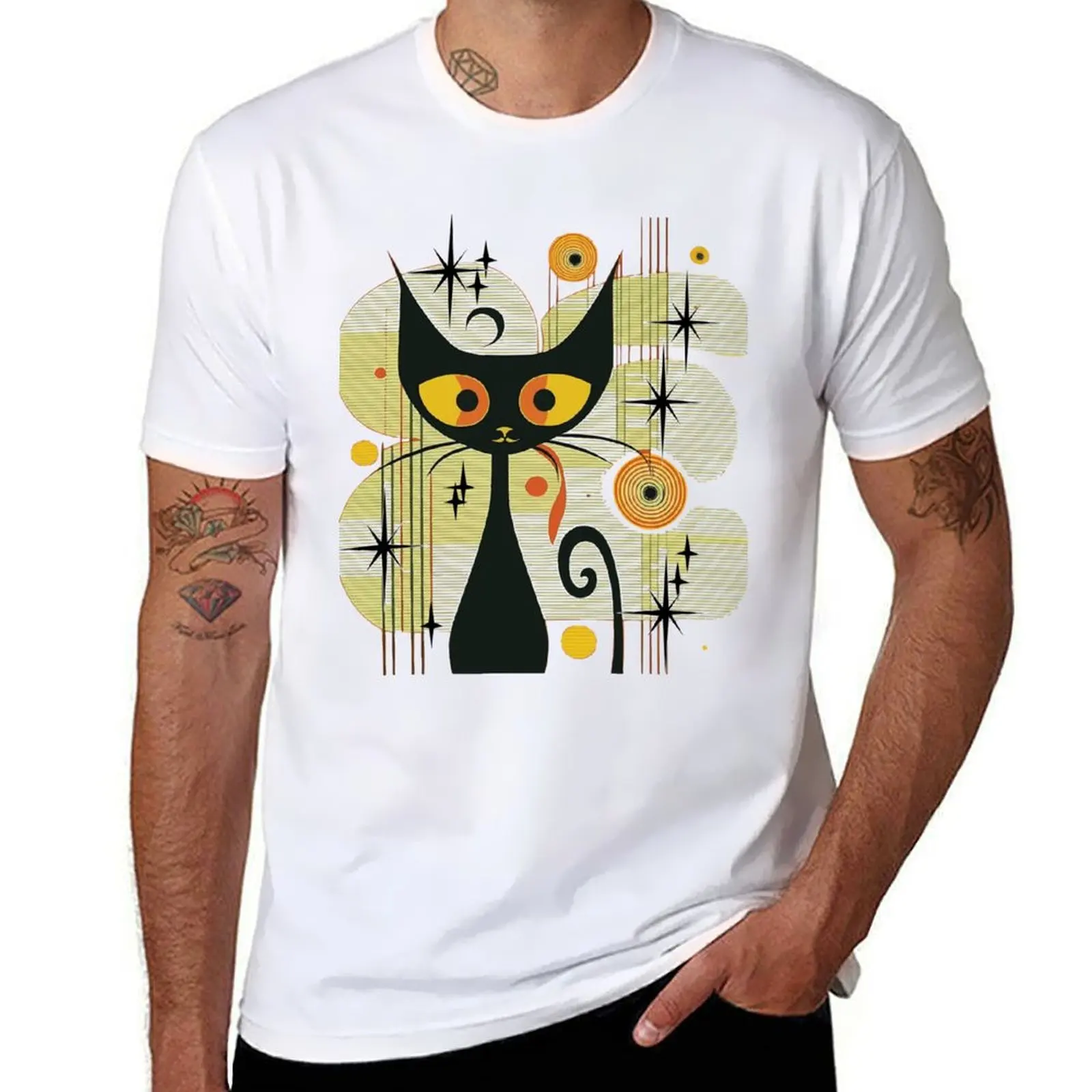 Mid Century Modern Atomic Cat, Retro Black Cat, MCM cat T-Shirt funny costumes oversized boys whites funny t shirts men
Mid Century Modern Atomic Cat, Retro Black Cat, MCM cat T-Shirt funny costumes oversized boys whites funny t shirts men