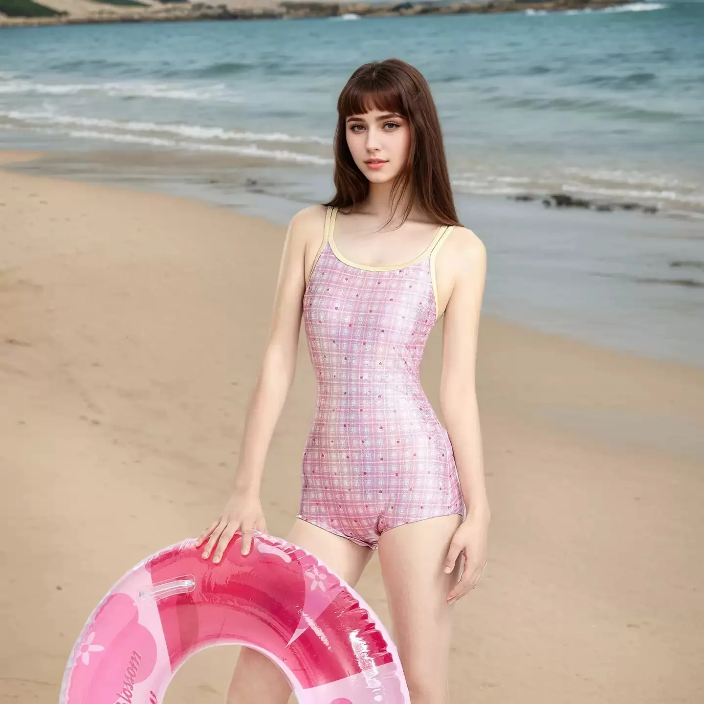Women's Racing Swimsuit 2026 New Short Sleeve Training Swimsuit Suitable for Swimming Pool, Beachwear
Women's Racing Swimsuit 2026 New Short Sleeve Training Swimsuit Suitable for Swimming Pool, Beachwear