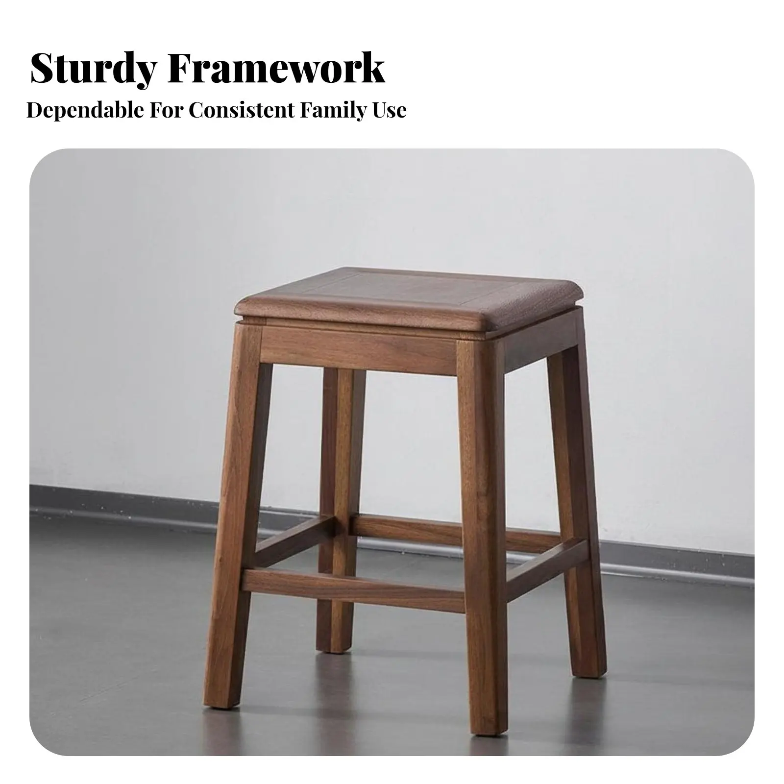 Stackable Square Stool Walnut Finish Square Top Stackable Stool robust Wood Construction Modern Minimalist Design for Home, Cafe
Stackable Square Stool Walnut Finish Square Top Stackable Stool robust Wood Construction Modern Minimalist Design for Home, Cafe