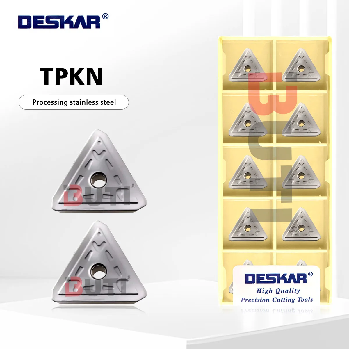 DESKAR 100% Original TPKN1603PDTR TPKN2204PDTR LF6018 CNC Lathe Milling Blade Processing Stainless Steel Cutting Insert Cutters
DESKAR 100% Original TPKN1603PDTR TPKN2204PDTR LF6018 CNC Lathe Milling Blade Processing Stainless Steel Cutting Insert Cutters