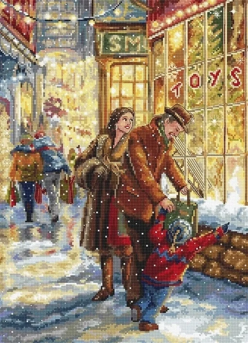 DIY Needle Work Cross Stitch Set Happy Christmas 40-52 counted Cross Stitch Kit 28ct 14ct 32ct Metallic cotton aida
DIY Needle Work Cross Stitch Set Happy Christmas 40-52 counted Cross Stitch Kit 28ct 14ct 32ct Metallic cotton aida