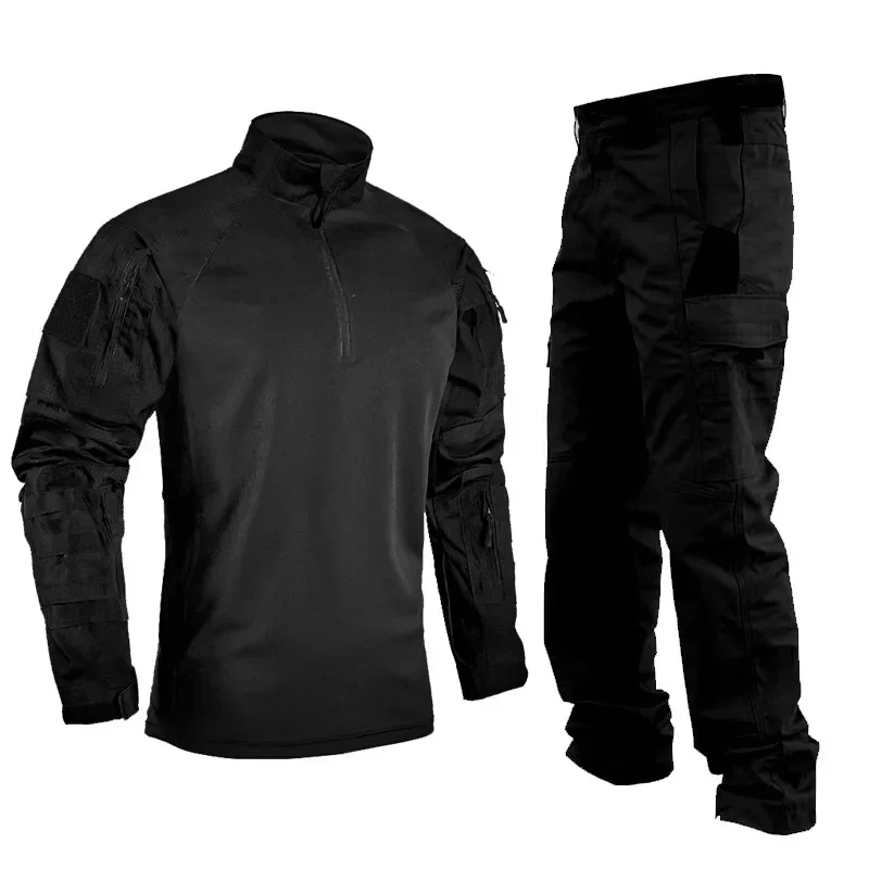 Outdoor Training Tactical Shirts Hiking Men Climbing Clothing Sets Uniform Camouflage Shirt Cargo Pants +Pads Hunting Suits
Outdoor Training Tactical Shirts Hiking Men Climbing Clothing Sets Uniform Camouflage Shirt Cargo Pants +Pads Hunting Suits