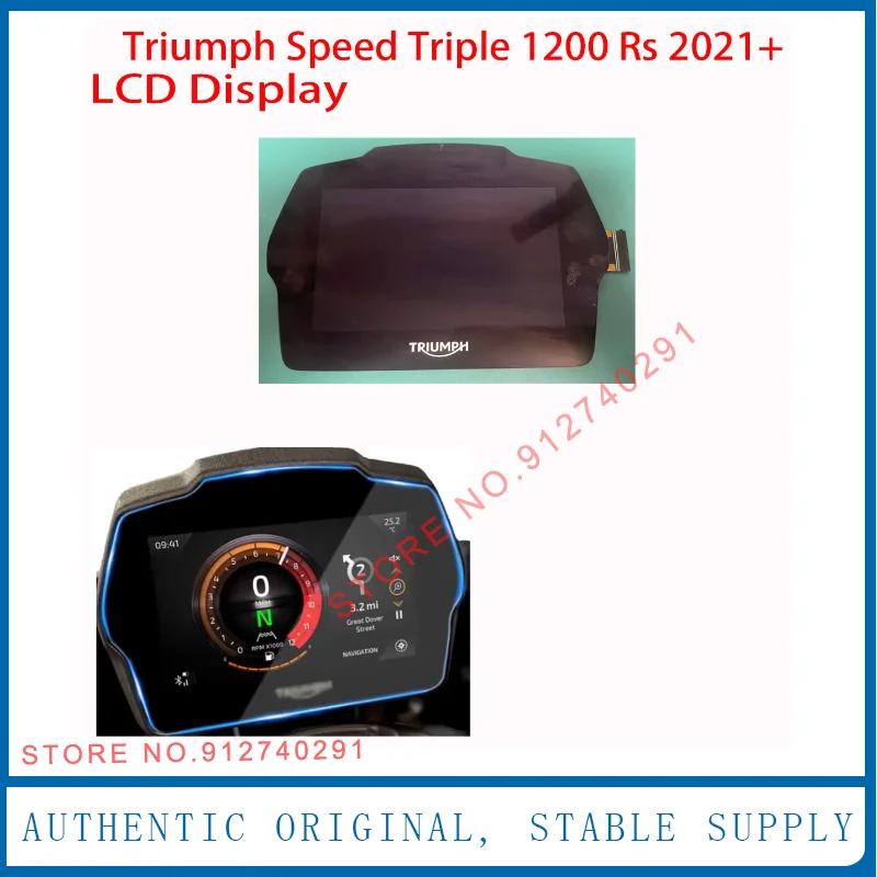 LCD Display Screen For Triumph Speed Triple 1200 Rs 2021+ Speedometer Instrument LCD Monitor
LCD Display Screen For Triumph Speed Triple 1200 Rs 2021+ Speedometer Instrument LCD Monitor