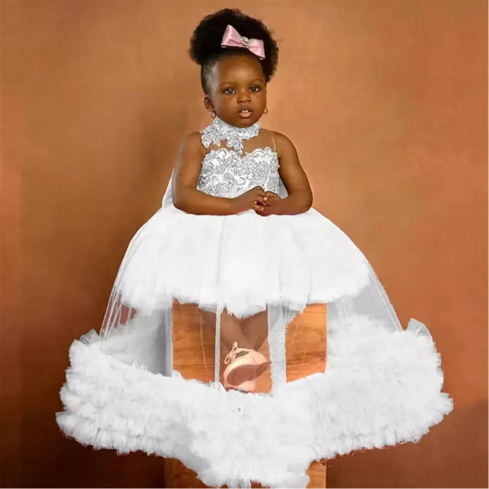 Flower Girl Wedding Dress Beaded Sleeveless Tiered Puffy Ball Gown Princess Birthday Party Pageant Dress First Communion Gown
Flower Girl Wedding Dress Beaded Sleeveless Tiered Puffy Ball Gown Princess Birthday Party Pageant Dress First Communion Gown