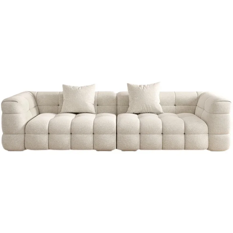 Cream wind minimalist lamb wool fabric sofa small apartment modern simple living room marshmallow BOBA Nordic sofa
Cream wind minimalist lamb wool fabric sofa small apartment modern simple living room marshmallow BOBA Nordic sofa