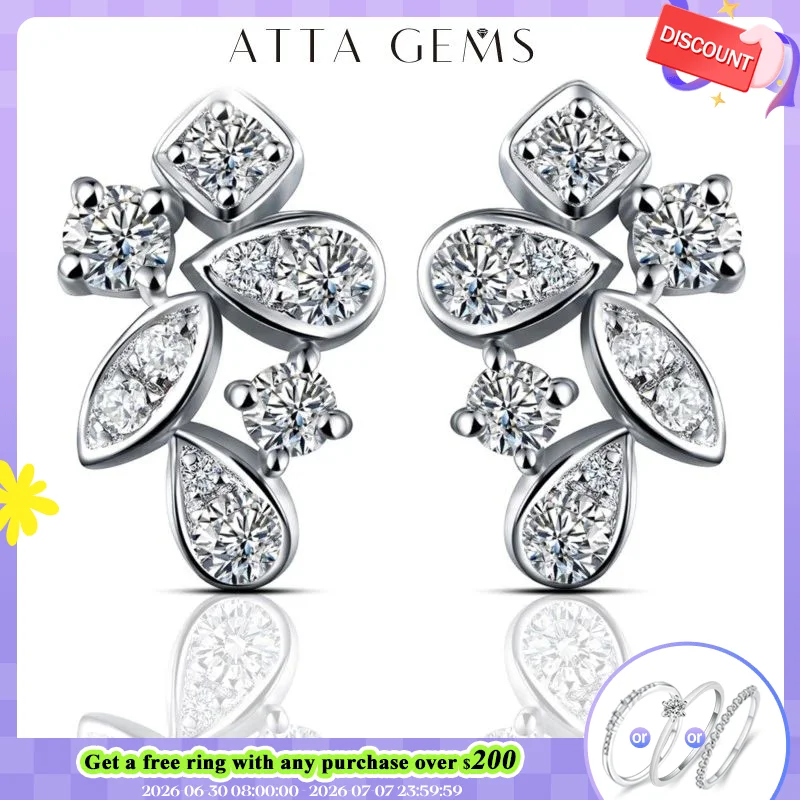 New Arrivals Moissanite Diamond 925 Sterling Silver Stud Earrings Passed Diamond Test Moissanite Fine Jewelry for Women Gift
New Arrivals Moissanite Diamond 925 Sterling Silver Stud Earrings Passed Diamond Test Moissanite Fine Jewelry for Women Gift