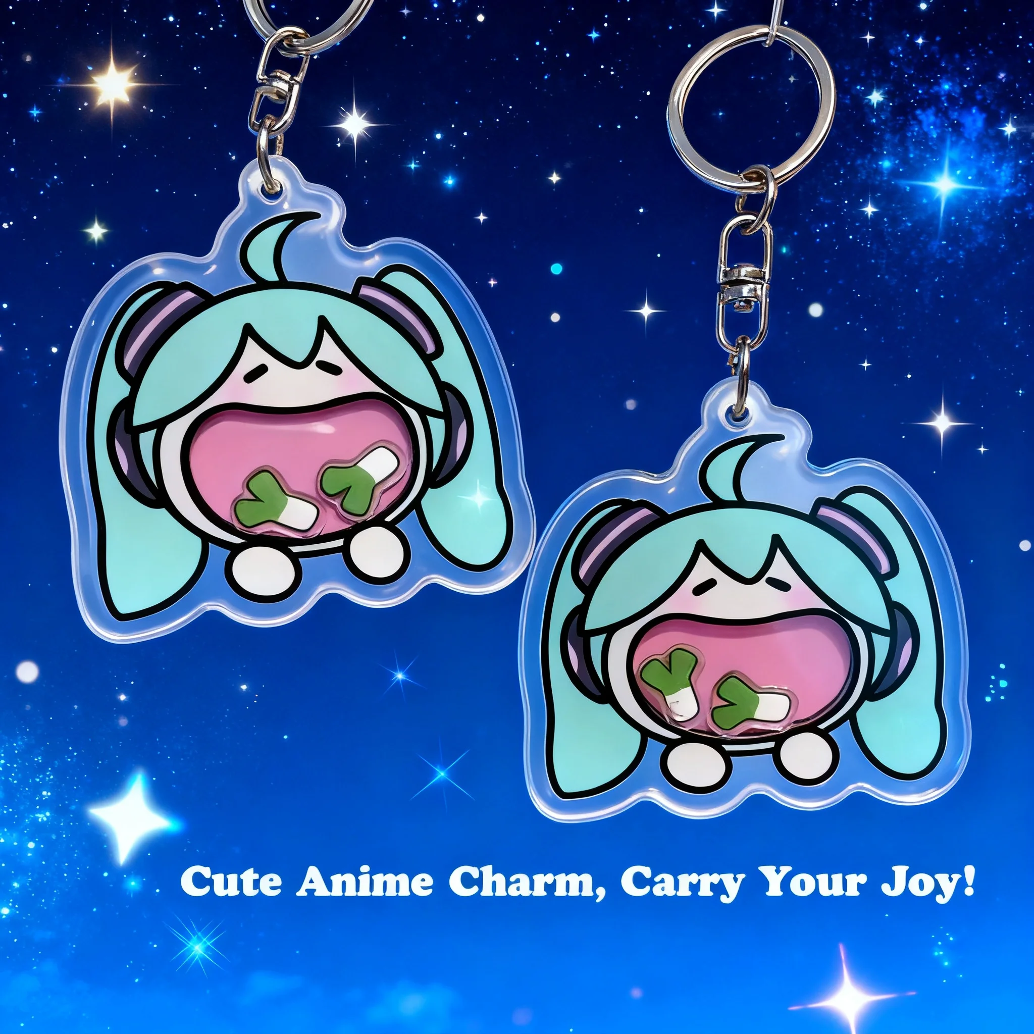 Hatsune Miku Leek Shake Keychain Cute Acrylic Pendant Anime Kawaii Shake Toy Gift for Fans Student Accessories Merchandise
Hatsune Miku Leek Shake Keychain Cute Acrylic Pendant Anime Kawaii Shake Toy Gift for Fans Student Accessories Merchandise