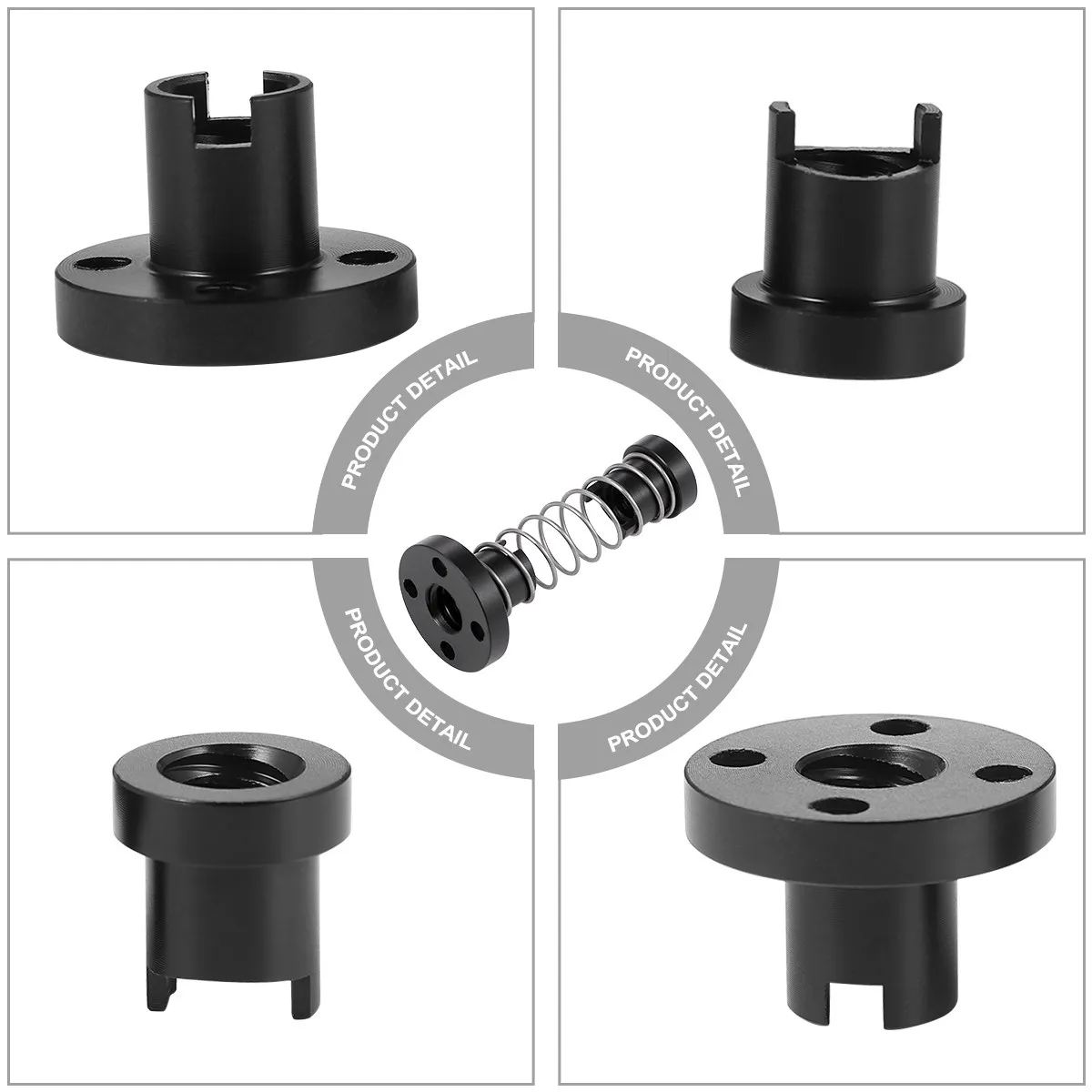 2Pcs T8 Lead Screw with Copper Nut for 3D Printer Stainless Steel Precision Threaded Rod High Hardness No Bend Long Life
2Pcs T8 Lead Screw with Copper Nut for 3D Printer Stainless Steel Precision Threaded Rod High Hardness No Bend Long Life