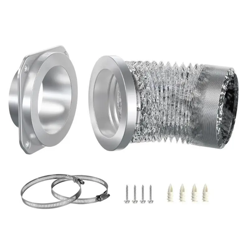 652F Quick Installation Dryer Vents Connector 180 Degree Bend Steel Leakproof Designs Adapters for Enhances Airflows
652F Quick Installation Dryer Vents Connector 180 Degree Bend Steel Leakproof Designs Adapters for Enhances Airflows