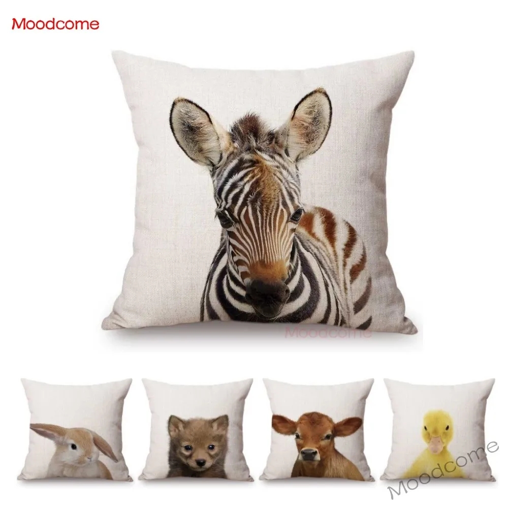 Cute Baby Setting Nursery Art Baby Woodland Animals Bunny Zebra Duck Home Decor Sofa Throw Pillow Case Cushion Cover for Kids
Cute Baby Setting Nursery Art Baby Woodland Animals Bunny Zebra Duck Home Decor Sofa Throw Pillow Case Cushion Cover for Kids