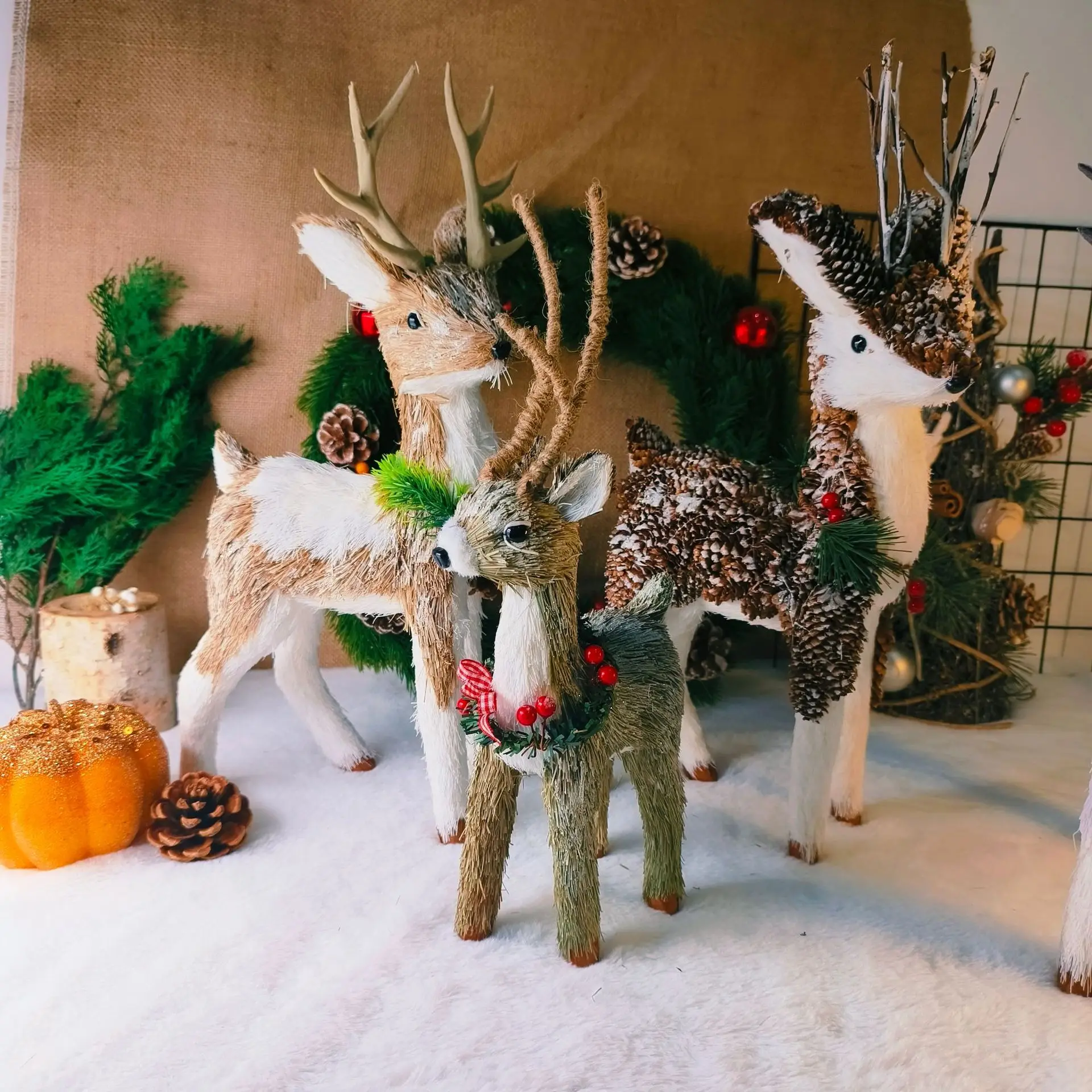Christmas Deer Decoration Cute Ornament Exquisite
Christmas Deer Decoration Cute Ornament Exquisite