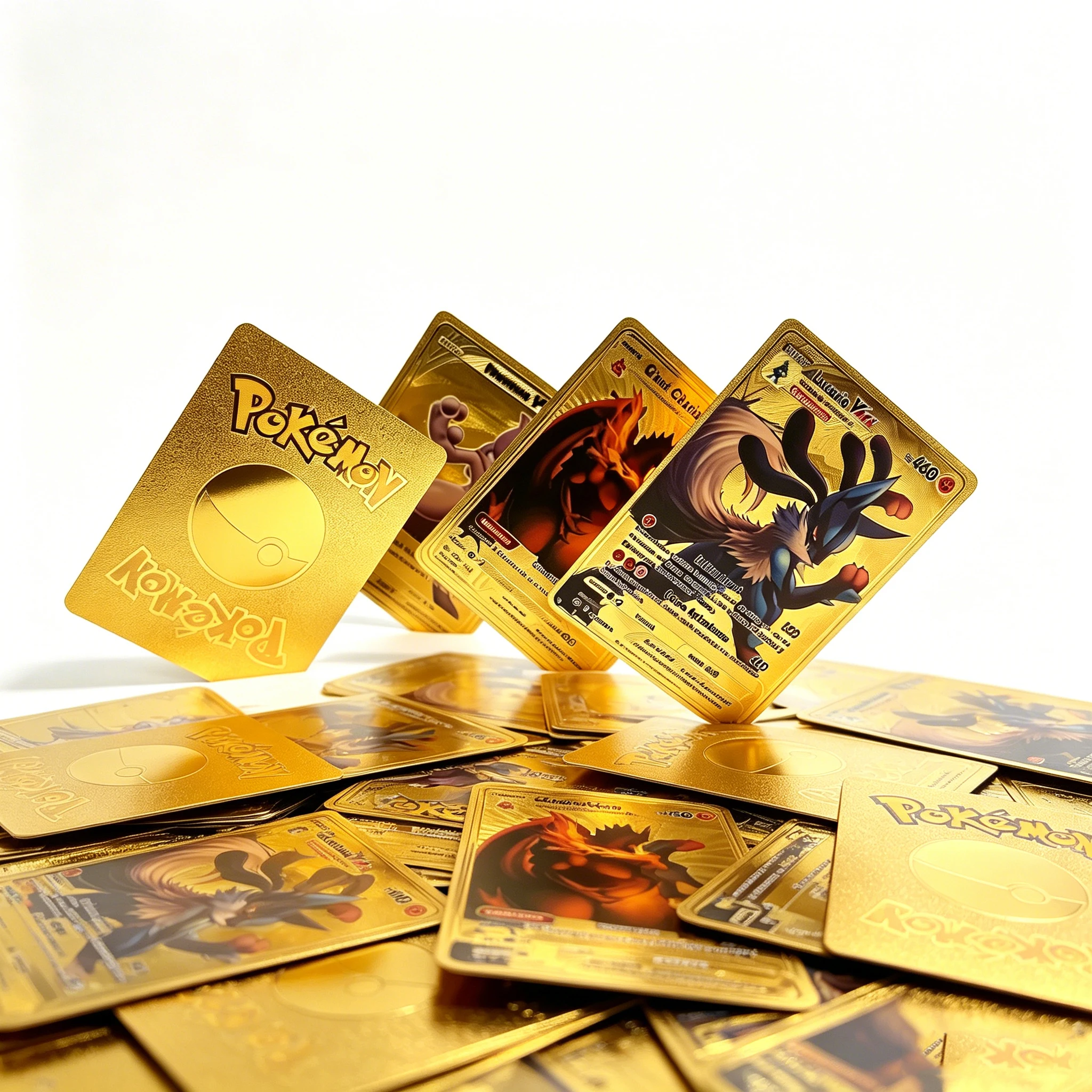 Pokémon Vmax GX Gold Foil Flash Card Box, 55 Pieces English Spanish Bilingual Cards, Casual Party Battle Collection Gift
Pokémon Vmax GX Gold Foil Flash Card Box, 55 Pieces English Spanish Bilingual Cards, Casual Party Battle Collection Gift