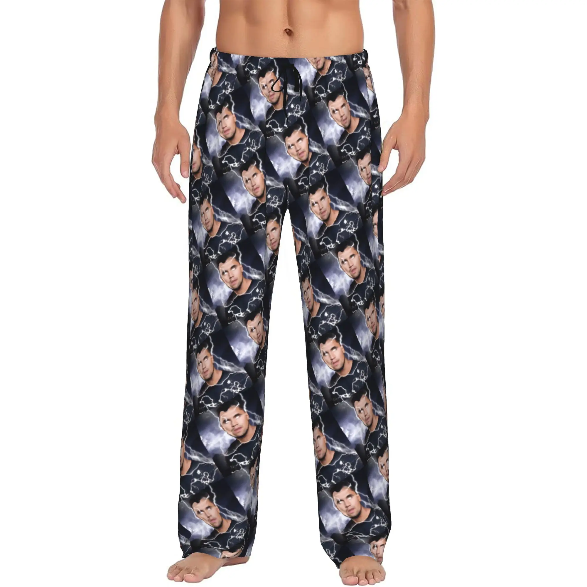 Custom Men's C-Charlie Funny K-Kirk Pajama Pants Print Sleep Sleepwear Bottoms with Pockets
Custom Men's C-Charlie Funny K-Kirk Pajama Pants Print Sleep Sleepwear Bottoms with Pockets