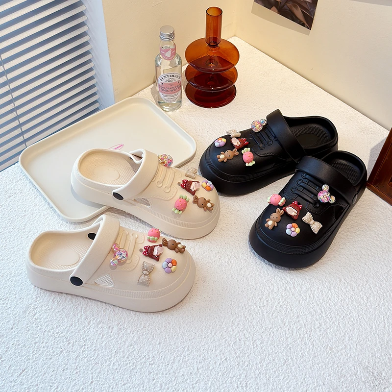 2025 Summer New Children Casual Slipeprs for Girls Fashion Korean Style Soft Sole Anti-slippery Versatile Chic Sweet Beach Shoes
2025 Summer New Children Casual Slipeprs for Girls Fashion Korean Style Soft Sole Anti-slippery Versatile Chic Sweet Beach Shoes