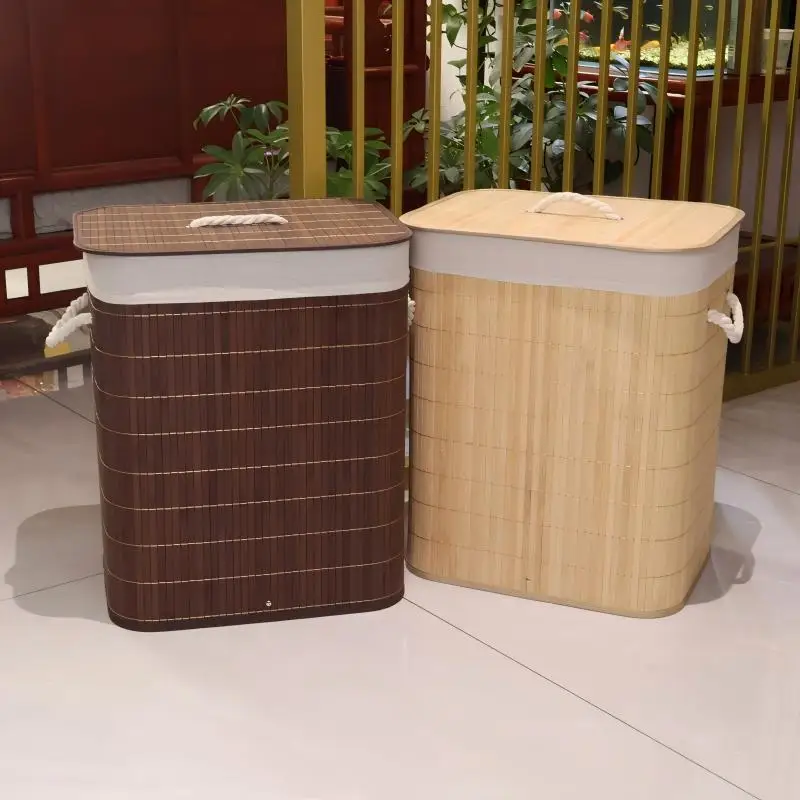 Bamboo Laundry Basket Retro Minimalist Detachable Laundries Baskets Bathroom Accessories Folding Basket Clothes Storage Baskets
Bamboo Laundry Basket Retro Minimalist Detachable Laundries Baskets Bathroom Accessories Folding Basket Clothes Storage Baskets