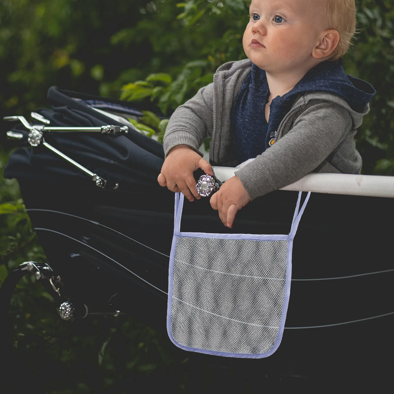 2Pcs Stroller Hanging Storage Net Bag Universal Baby Stroller Organizer Lightweight Mesh Pouch for Diaper Rattles Pacifiers
2Pcs Stroller Hanging Storage Net Bag Universal Baby Stroller Organizer Lightweight Mesh Pouch for Diaper Rattles Pacifiers