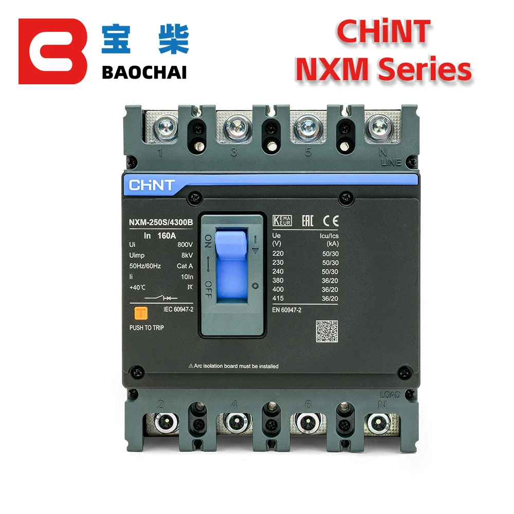Совершенно новый оригинальный CHiNT NXM 125A 160A 250A 400A 630A MCCB автоматический выключатель в литом корпусе воздушный выключатель 3P 4P NM1 NXM-125S/3300
Совершенно новый оригинальный CHiNT NXM 125A 160A 250A 400A 630A MCCB автоматический выключатель в литом корпусе воздушный выключатель 3P 4P NM1 NXM-125S/3300