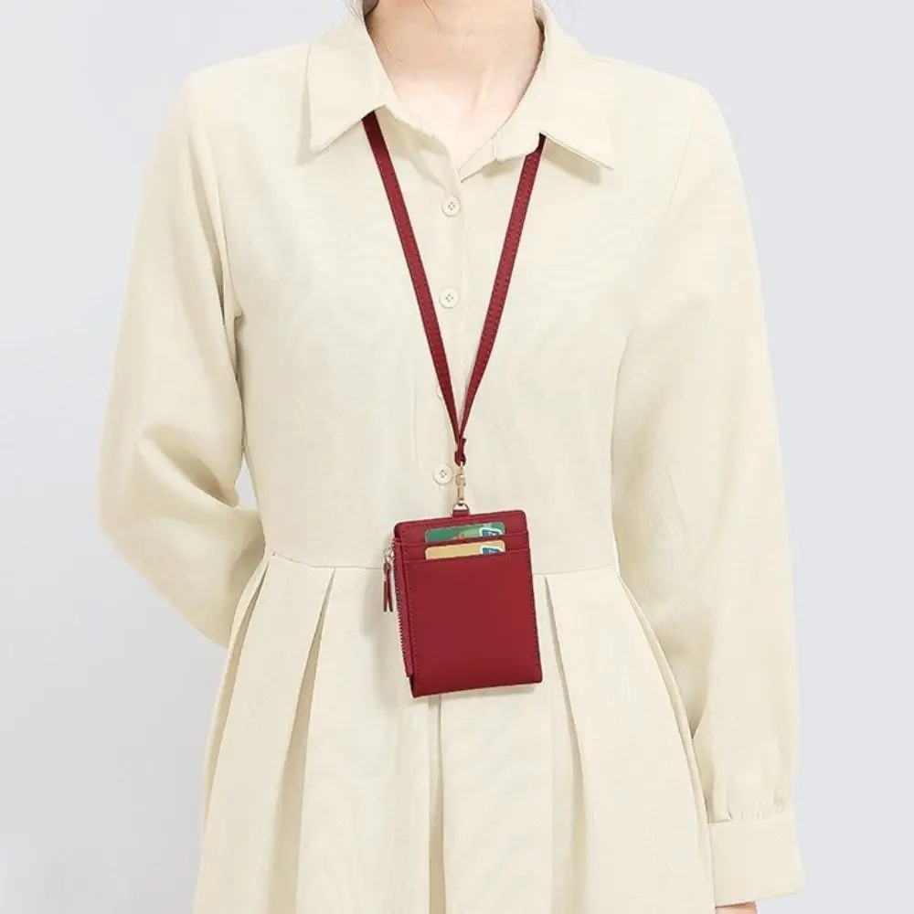 Korean Style Neckband Wallet Small Soft Leather Multi-Functional Wallet Compact Size Multifunctional Student ID Bag Ladies
Korean Style Neckband Wallet Small Soft Leather Multi-Functional Wallet Compact Size Multifunctional Student ID Bag Ladies