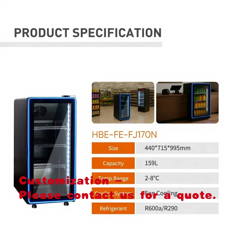 Хит продаж: Коммерческий охладитель напитков с одной температурной зоной, вентиляторным охлаждением, встроенным плоским стеклом, 3 полки, цифровое управление.
Хит продаж: Коммерческий охладитель напитков с одной температурной зоной, вентиляторным охлаждением, встроенным плоским стеклом, 3 полки, цифровое управление.