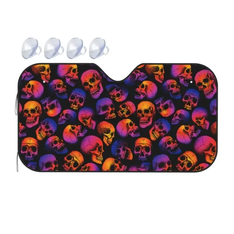 Scary Skull Windshield Sunshade for Car SUV Truck Foldable Uv Ray Reflector Front Window Sun Shade Visor Shield Cover 55x30 Inch
Scary Skull Windshield Sunshade for Car SUV Truck Foldable Uv Ray Reflector Front Window Sun Shade Visor Shield Cover 55x30 Inch