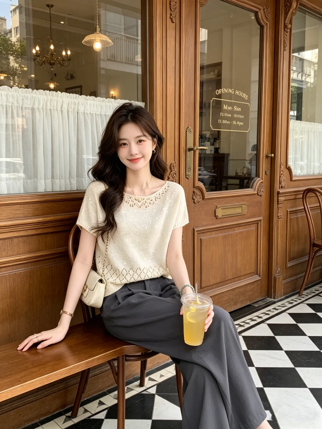 Fashionable Minimalist Knitted Short Sleeve T-Shirt Women's 2026 New Summer Dopaamine Hollow out Shoulder Top Breathable Skin...
Fashionable Minimalist Knitted Short Sleeve T-Shirt Women's 2026 New Summer Dopaamine Hollow out Shoulder Top Breathable Skin...