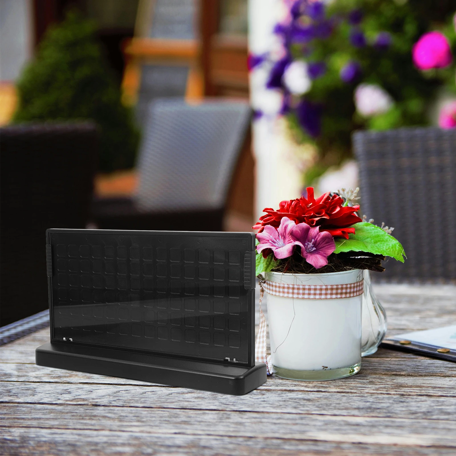 Table Card Display Stand Plastic Clear Minimalist Design Menu Holder for Restaurant Home Office Shop Cafe 
Table Card Display Stand Plastic Clear Minimalist Design Menu Holder for Restaurant Home Office Shop Cafe