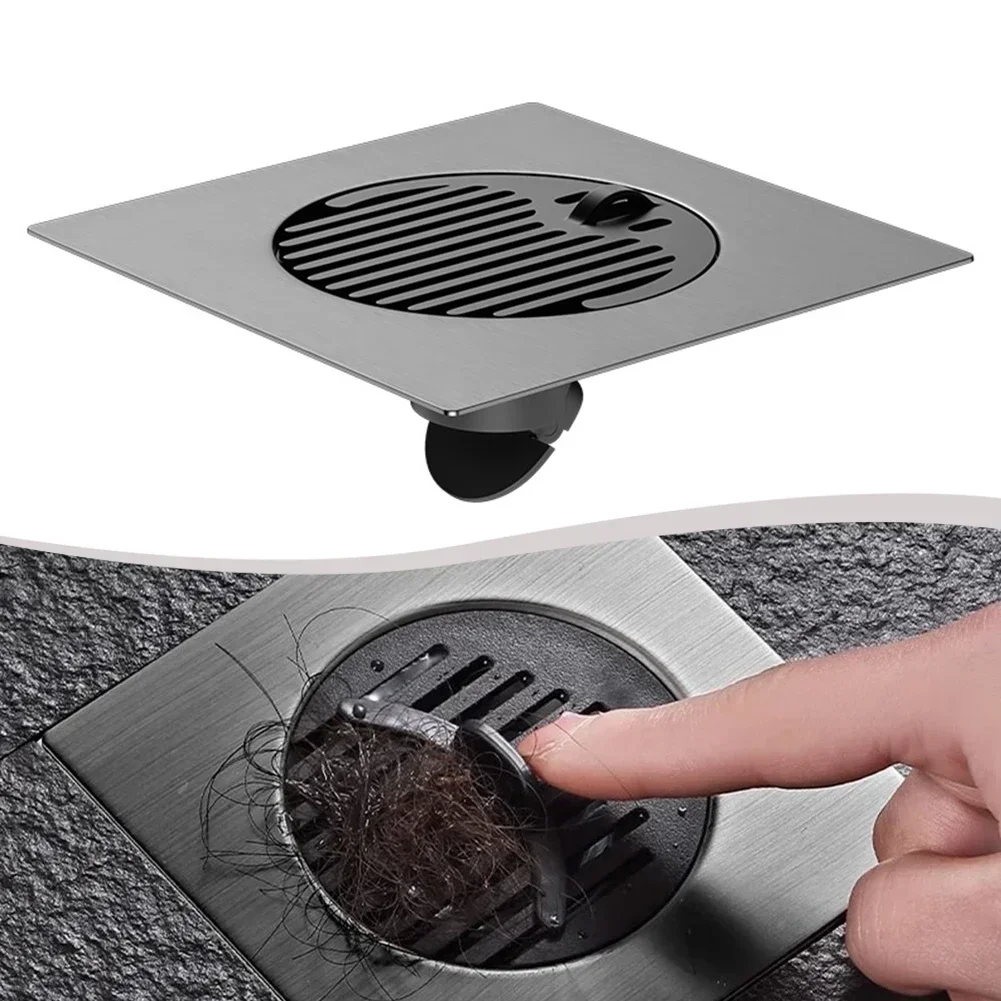 Stainless Steel Odor-Proof Floor Drain Shower Drainer For Bathroom Bathroom Tile Insert Square Sewer Pipe Filter Accessories
Stainless Steel Odor-Proof Floor Drain Shower Drainer For Bathroom Bathroom Tile Insert Square Sewer Pipe Filter Accessories