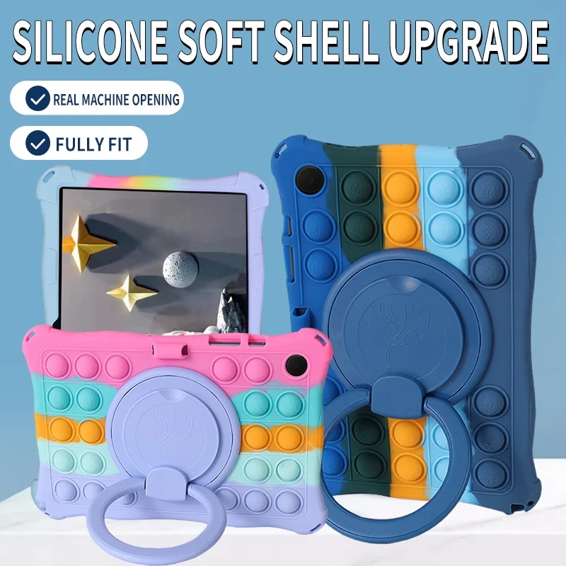 For Samsung Galaxy Tab A9 Plus 11 2023 S8 S7 11 A8 10.5 A7 Lite 8.7 A 8.0 Degree Rotating Ring Stand Soft Silicon Protective
For Samsung Galaxy Tab A9 Plus 11 2023 S8 S7 11 A8 10.5 A7 Lite 8.7 A 8.0 Degree Rotating Ring Stand Soft Silicon Protective