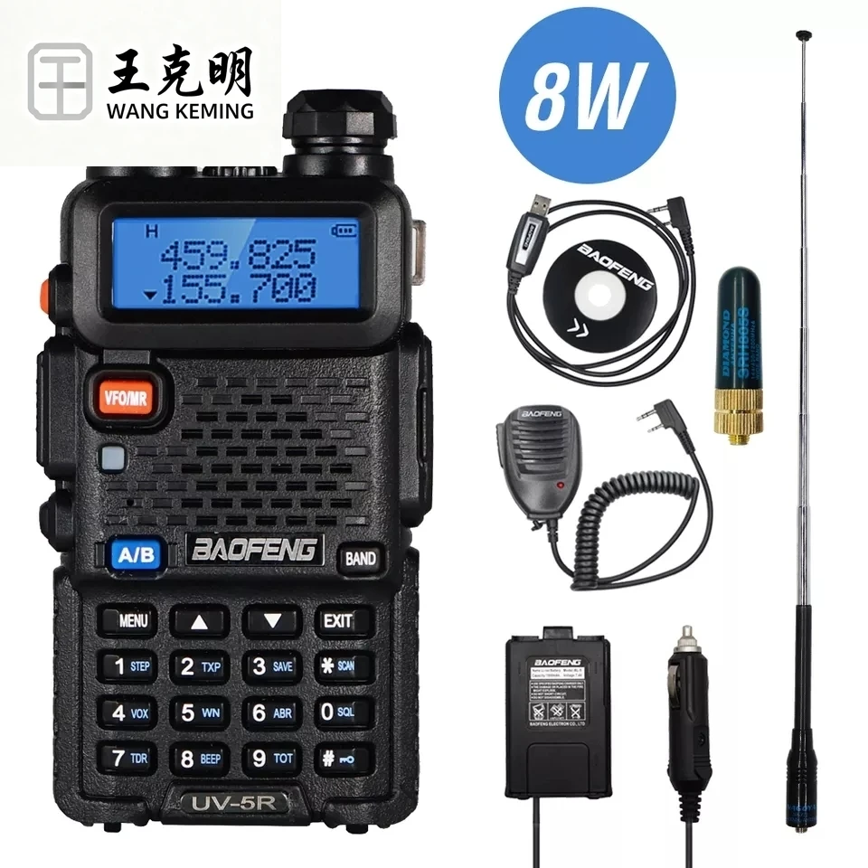 Оригинальная радіостанция BAOFENG UV-5R высокой мощности, двухдиапазонная рация, 8 Вт/10 Вт
Оригинальная радіостанция BAOFENG UV-5R высокой мощности, двухдиапазонная рация, 8 Вт/10 Вт