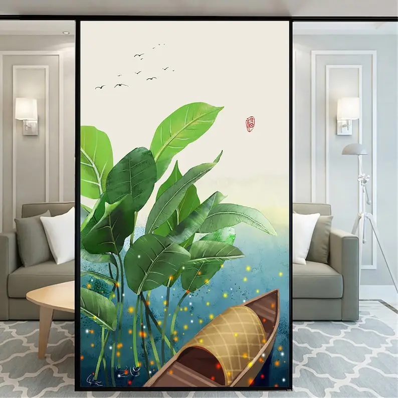Plant Landscape Privacy Windows Film No Glue Static Cling Frosted Windows Film Window Decorative
Plant Landscape Privacy Windows Film No Glue Static Cling Frosted Windows Film Window Decorative