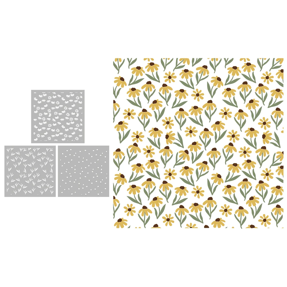 MangoCraft 3PCs Daisy Flowers Floral Plastic Stencils For Decor DIY Scrapbooking Supplies Stencil For Cards Albums Background
MangoCraft 3PCs Daisy Flowers Floral Plastic Stencils For Decor DIY Scrapbooking Supplies Stencil For Cards Albums Background