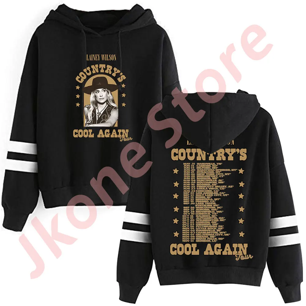 Lainey Wilson Country's Cool Again Tour Merch Pullovers Unisex Fashion Pocketless Parallel Bars Sleeve Streetwear
Lainey Wilson Country's Cool Again Tour Merch Pullovers Unisex Fashion Pocketless Parallel Bars Sleeve Streetwear