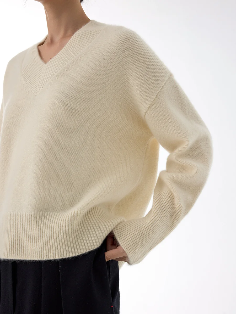 Новинка: Женский вязаный свитер из 100% кашемира, двойной вязки, с глубоким V-образным вырезом, свободного кроя, в стиле оверсайз, зимний, утепленный.
Новинка: Женский вязаный свитер из 100% кашемира, двойной вязки, с глубоким V-образным вырезом, свободного кроя, в стиле оверсайз, зимний, утепленный.