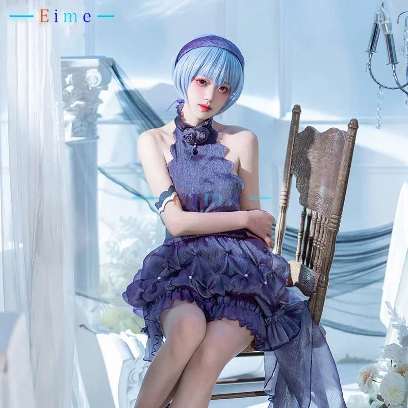 EVA Rei Cosplay Costume Women Cute Blue Lolita Dress Halloween Carnival Uniforms Anime Clothing Custom Made
EVA Rei Cosplay Costume Women Cute Blue Lolita Dress Halloween Carnival Uniforms Anime Clothing Custom Made
