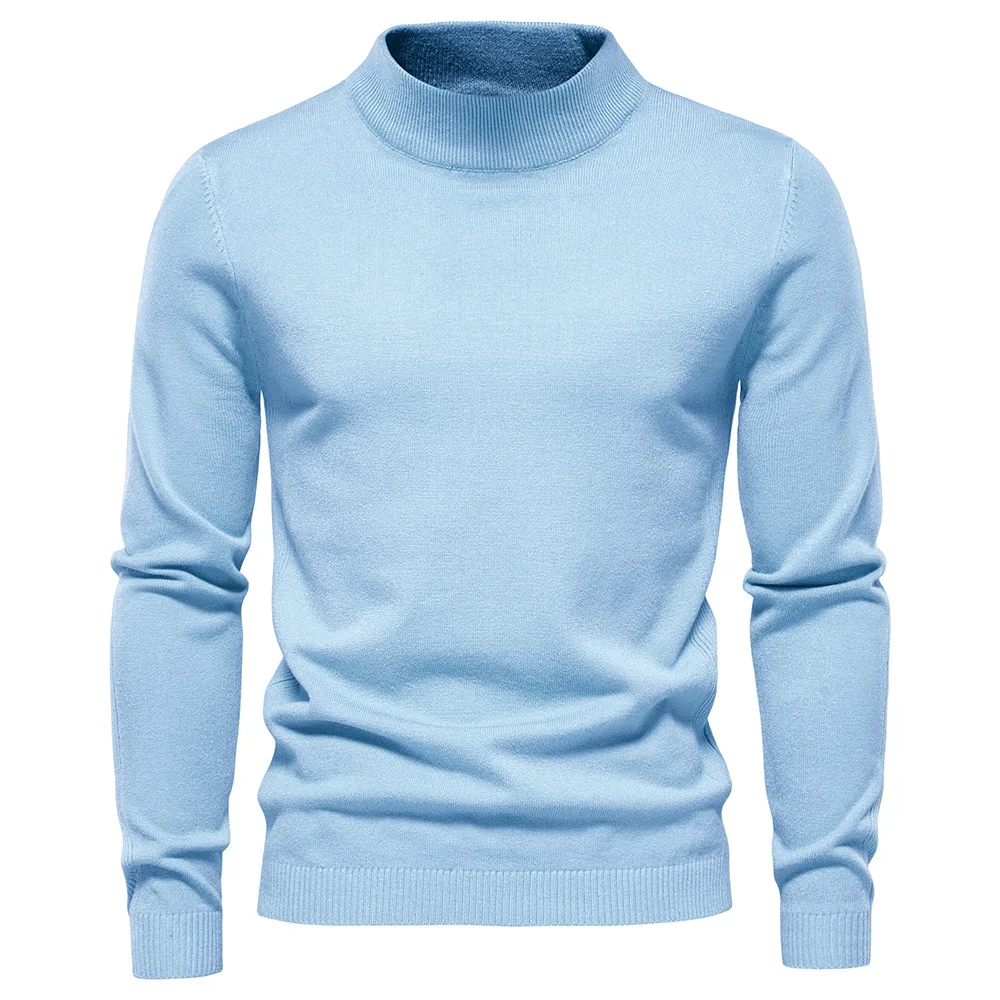 Mens Thickened And Warm Sweater For Autumn And Winter Mid Neck Slim Fit Men Sweater Mens Multi Color Knitted Sweater
Mens Thickened And Warm Sweater For Autumn And Winter Mid Neck Slim Fit Men Sweater Mens Multi Color Knitted Sweater