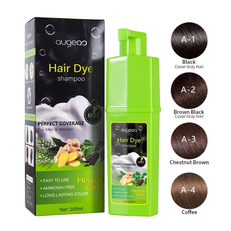 11UF Hair Dye Shampoo Instant Hair Color Shampoo Hair Coloring Shampoo for Women Men 200ml
11UF Hair Dye Shampoo Instant Hair Color Shampoo Hair Coloring Shampoo for Women Men 200ml