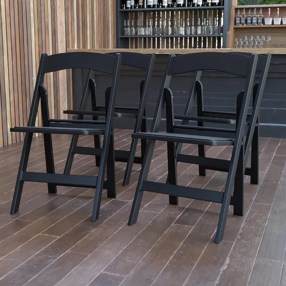 Folding Chair - Black Resin – 4 Pack 800LB Weight Capacity Comfortable Event Chair - Light Weight Folding Chair
Folding Chair - Black Resin – 4 Pack 800LB Weight Capacity Comfortable Event Chair - Light Weight Folding Chair