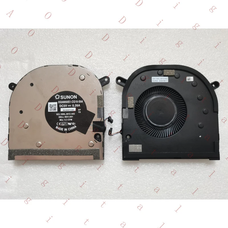WW EG50050S1-CG10-S9A DC5V 0.26A FOR DELL XPS 17 9700 Laptop CPU Cooling FAN
WW EG50050S1-CG10-S9A DC5V 0.26A FOR DELL XPS 17 9700 Laptop CPU Cooling FAN