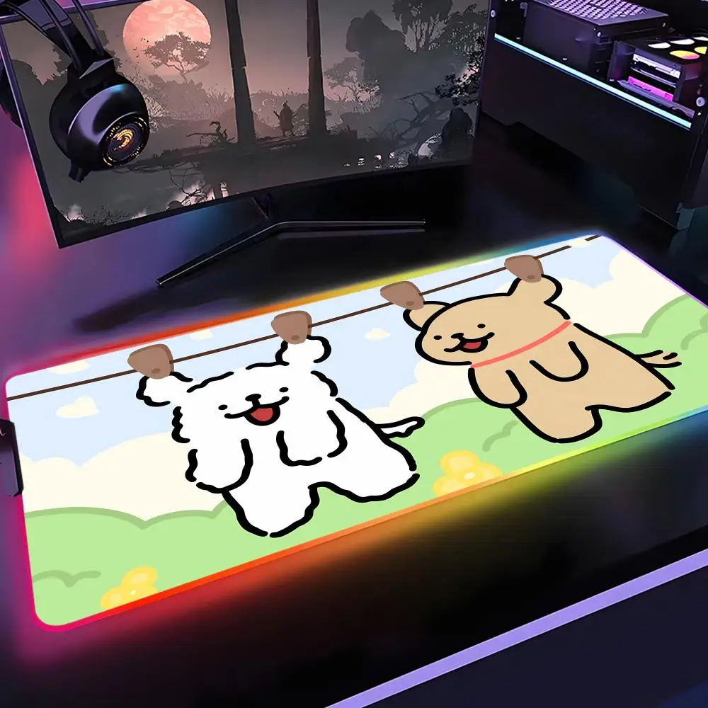 Korea Maltese puppy cute dog Animal Spa Mouse Pad Rgb Desk Mat Back Light Led Mousepad Setup Game Deskmat Big Mousepad Backlight
Korea Maltese puppy cute dog Animal Spa Mouse Pad Rgb Desk Mat Back Light Led Mousepad Setup Game Deskmat Big Mousepad Backlight