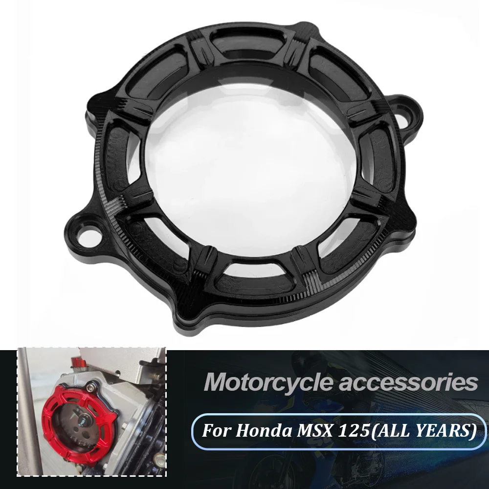 For Honda Grom Monkey Super Cub Trail CT Dax MSX 125 Motorcycle Accessories CNC Clear Cam Cover Cylinder Cover
For Honda Grom Monkey Super Cub Trail CT Dax MSX 125 Motorcycle Accessories CNC Clear Cam Cover Cylinder Cover
