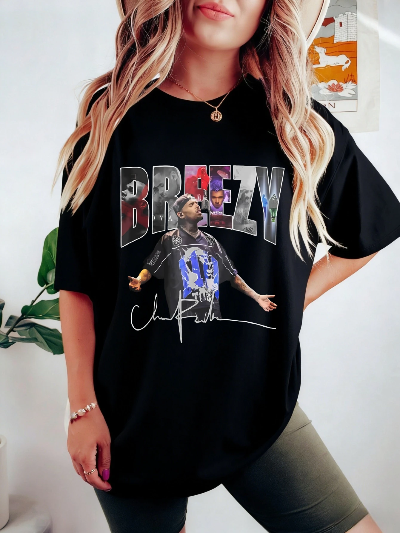 Women's BRAPPEZY Streetwear Oversized Cotton Graphic Printed Short Sleeve T Shirt - Casual Summer Daily Wear Gift for Her
Women's BRAPPEZY Streetwear Oversized Cotton Graphic Printed Short Sleeve T Shirt - Casual Summer Daily Wear Gift for Her
