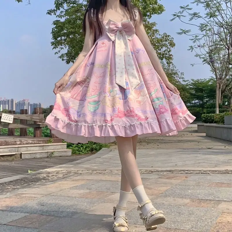 Lolita Celebrity Party Dress JSK Suspender Dress Female Lolita vestidos de mujer elegantes para fiesta 2026
Lolita Celebrity Party Dress JSK Suspender Dress Female Lolita vestidos de mujer elegantes para fiesta 2026