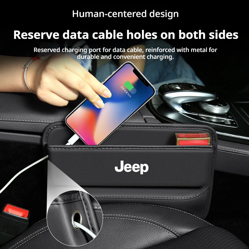 Leak-proof Car Seat Gap Storage Organizer Genuine Leather for Jeep Renegade Wrangler JK Grand Cherokee Compass Auto Accessories
Leak-proof Car Seat Gap Storage Organizer Genuine Leather for Jeep Renegade Wrangler JK Grand Cherokee Compass Auto Accessories