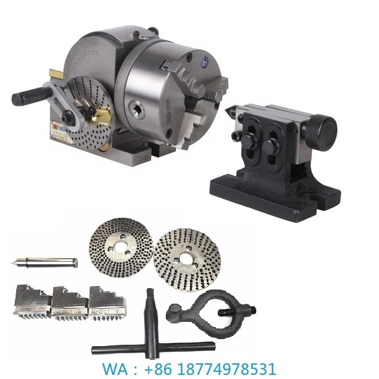 BS-0-J-5 с 5-дюймовым 3-кулачковым патроном и задней бабкой Распродажа поставщика из Китая Высококачественная полууниверсальная делительная головка
BS-0-J-5 с 5-дюймовым 3-кулачковым патроном и задней бабкой Распродажа поставщика из Китая Высококачественная полууниверсальная делительная головка