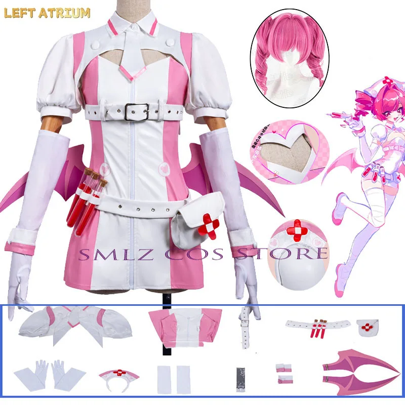 Game Buro Cosplay Costume Virtual Idol MuseDash Cosplay Costume Nurse Buro Top Skirt Set Halloween Party Outfit for Adult Women
Game Buro Cosplay Costume Virtual Idol MuseDash Cosplay Costume Nurse Buro Top Skirt Set Halloween Party Outfit for Adult Women